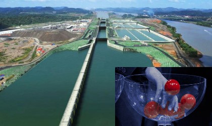 Al mejor estilo panameo el primer trnsito por el canal ampliado se ganar por Rifa