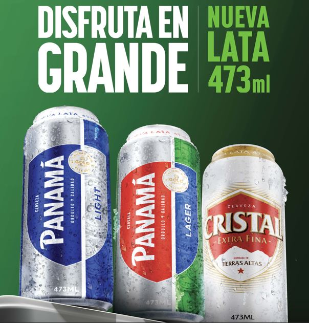Heineken Panam lanza la nueva lata de 473 ml para sus marcas Panam Lager, Panam Light y Cristal