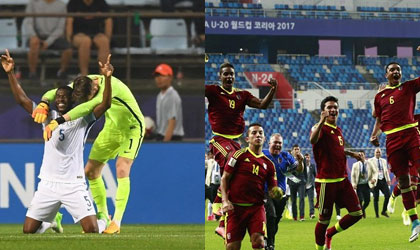 Ingleses y vinotinto se disputarn la final del Mundial Sub-20 Corea del Sur 2017