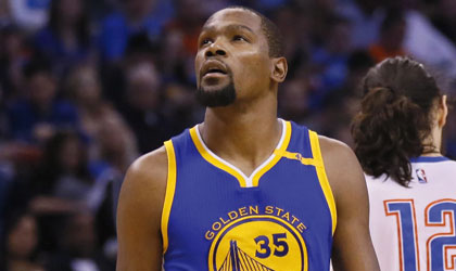 Kevin Durant se va de gira con los Warriors