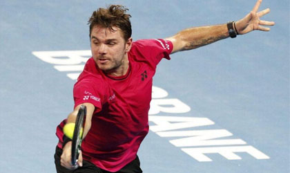 Wawrinka, Nishiroki y Kerber llegan a cuartos de final en el Brisbane