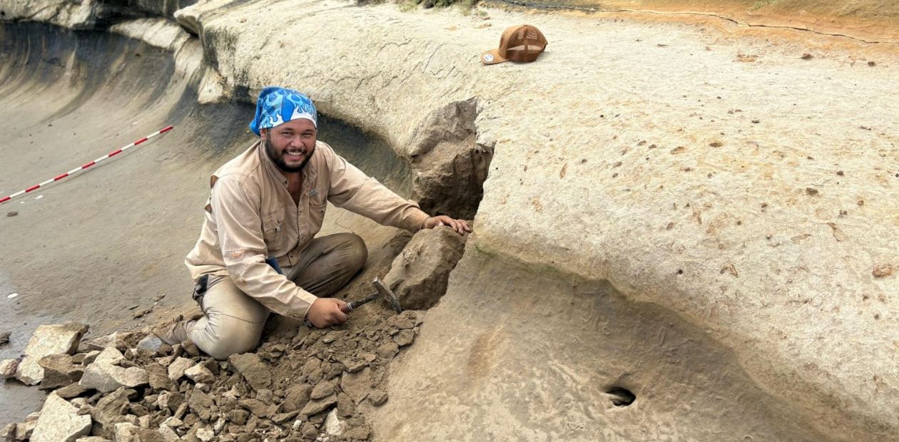 Docente de la Universidad de Panam descubre en Coln fsil de 6 millones de aos