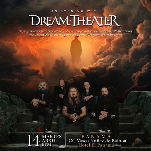 Los iconos de la m�sica progresiva Dream Theater llegan a Panam� para 