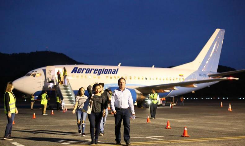 Aeroregional operar�  el servicio de vuelos ch�rter entre Ecuador  y Panam�