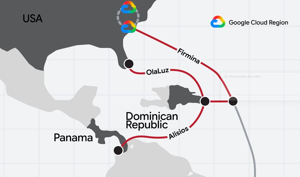 Google anuncia un nuevo sistema de cable submarinos en Panam� y otras inversiones en conectividad