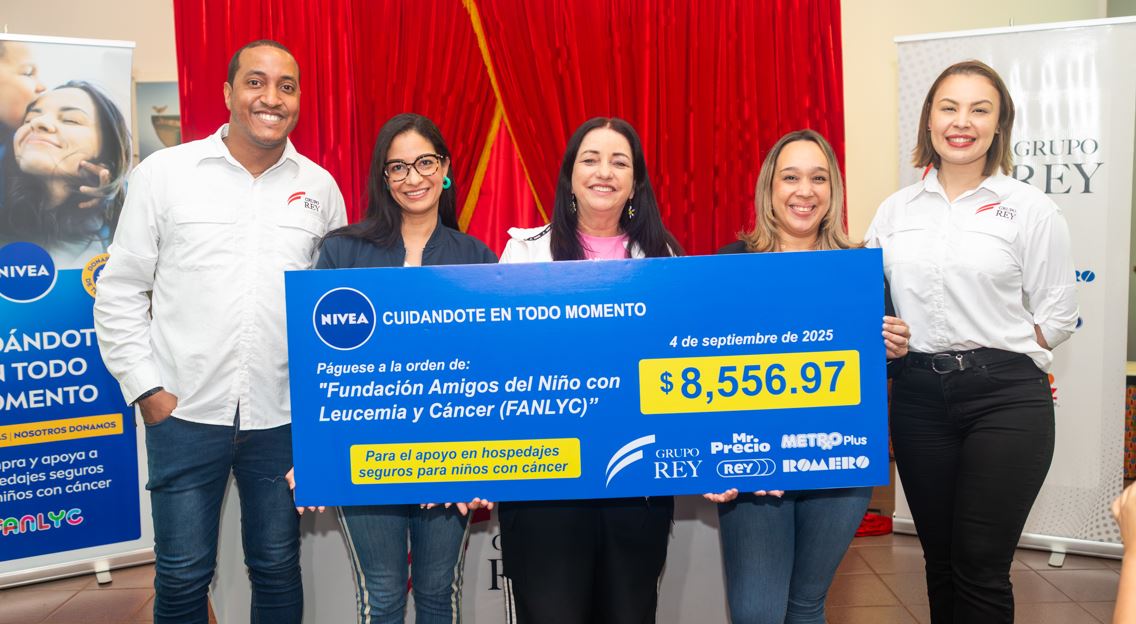 Grupo Rey, Nivea y Fanlyc refuerzan su compromiso en la lucha contra el cncer infantil por 2do ao consecutivo