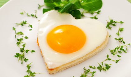 Bajar de peso comiendo huevos.