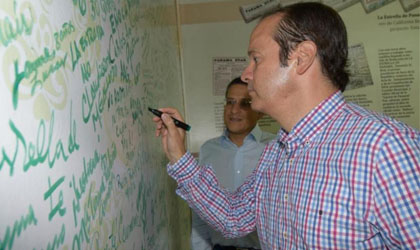 Acto de solidaridad con los colaboradores de GESE