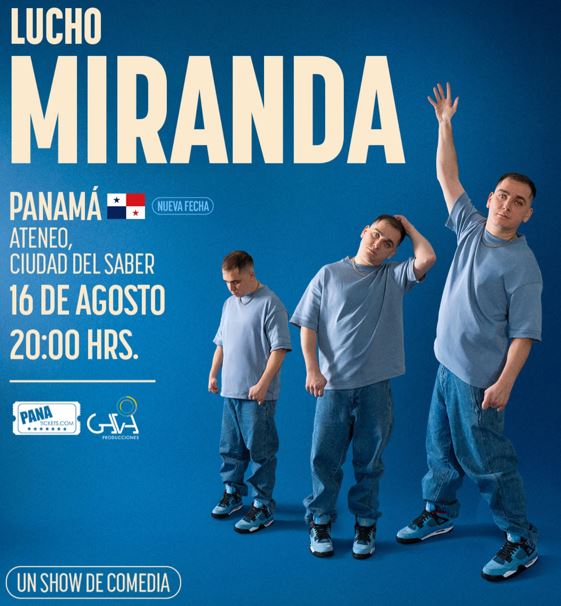 El humor inclusivo del comediante Lucho Miranda llega por primera vez a Panam.