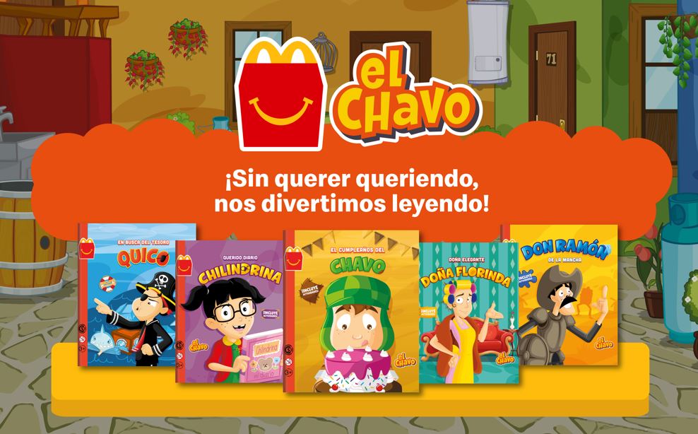 Lectura que une familias y generaciones: �El Chavo� llega a la Cajita Feliz Libros
