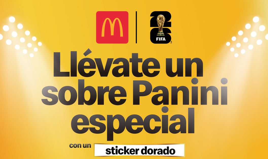 McDonald�s lanza men� tem�tico por el Mundial 2026 y suma sobres Panini en Panam�