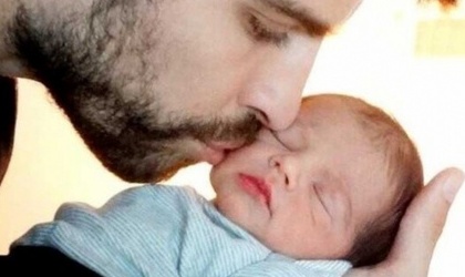 Shakira ensea la primera foto de su hijo Milan