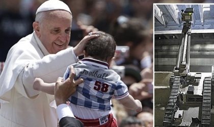 Los robots que cuidarn al Papa en Brasil