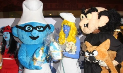 Panam celebra el Da Mundial de Los Pitufos