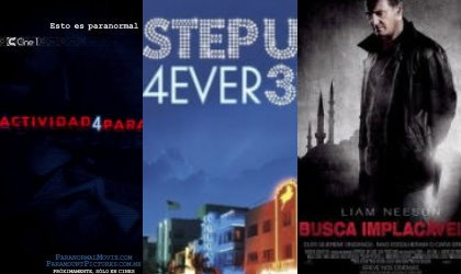Estreno para este fin de semana: Bsqueda Implacable 2, Step Up 4 y Actividad Paranormal 4