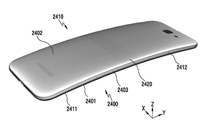 Samsung propone un Smartphone flexible