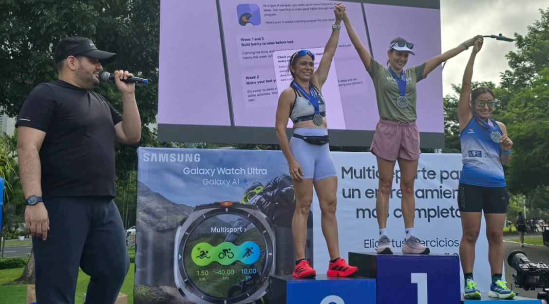 Samsung lleva la inteligencia artificial a la mueca en el Panama International Half Marathon 2025