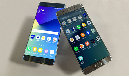 La competencia entre Apple y Samsung apresur el Note 7