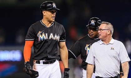 Giancarlo Stanton ser bateador emergente