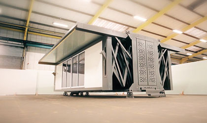 Ten Fold, la casa que se construye en 10 minutos con solo oprimir un botn