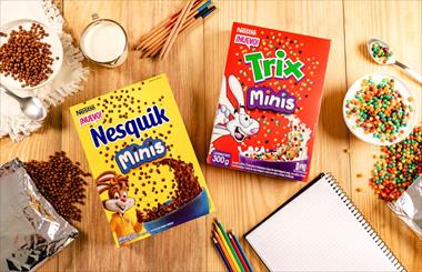 Nestl lanza los nuevos Nesquik Minis y Trix Minis: Diversin y sabor en cada bocado