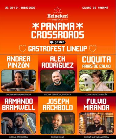 Panama Crossroads 2026 presenta una propuesta gastron�mica: Un viaje culinario por las ra�ces de Panam�