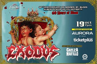 🤘 Exodus llega a Panam a Celebrar los 40 aos de Bonded By Blood