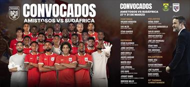 Los convocados de Panam� para los amistosos de fecha FIFA ante Sud�frica