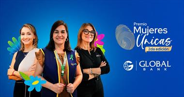 Global Bank abre convocatoria para la segunda edici�n del Premio �Mujeres �nicas: Construyendo un Futuro Sostenible�